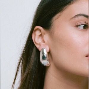 Heaven mayhem silver drop earrings